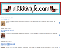 Tablet Screenshot of nikkibstyle.com